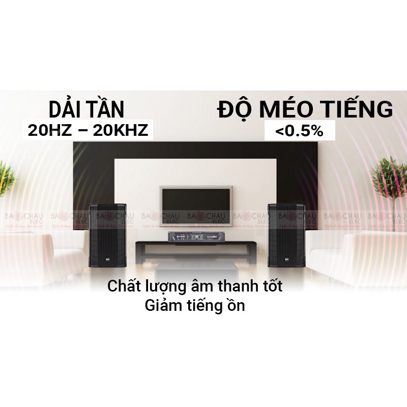 Cục đẩy công suất Crown KVS500 hàng chính hãng