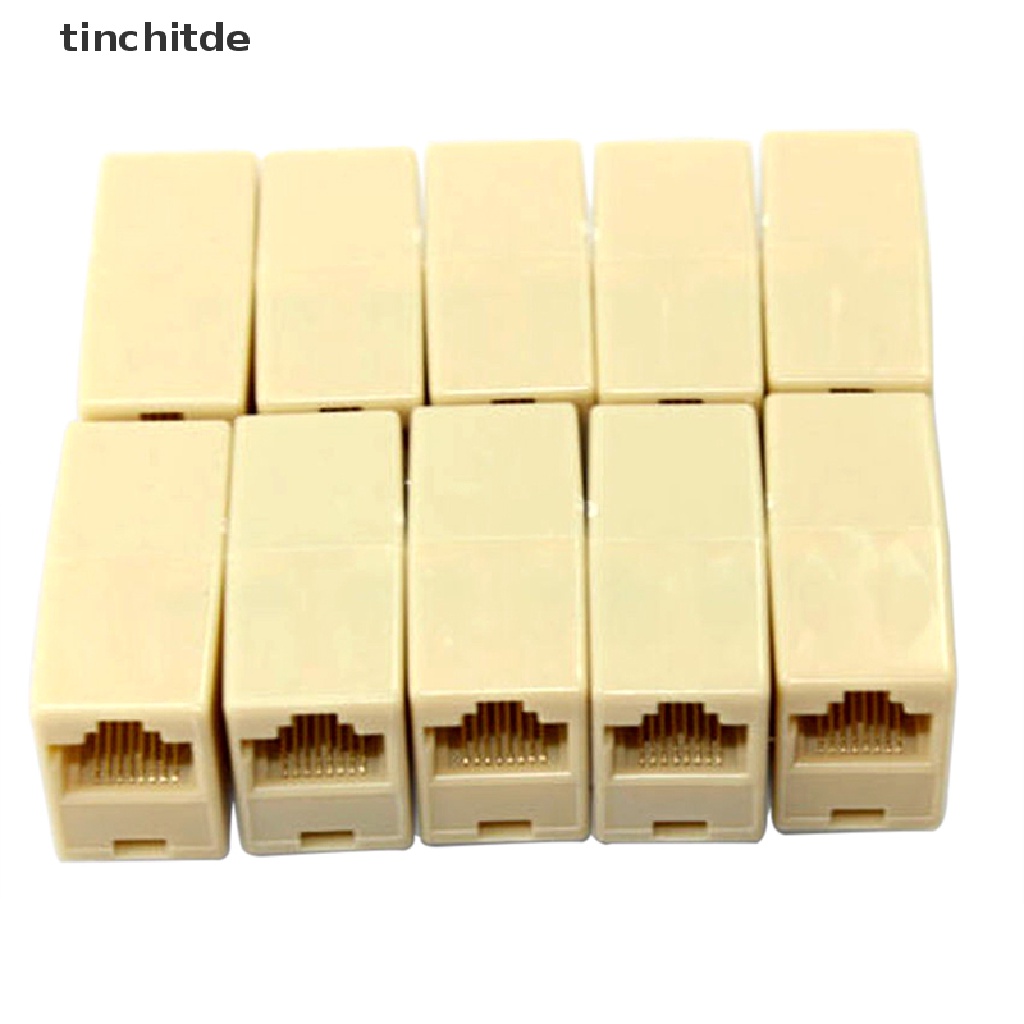 Bộ 10 Đầu Nối Dây Cáp Mạng Lan RJ45 Mới