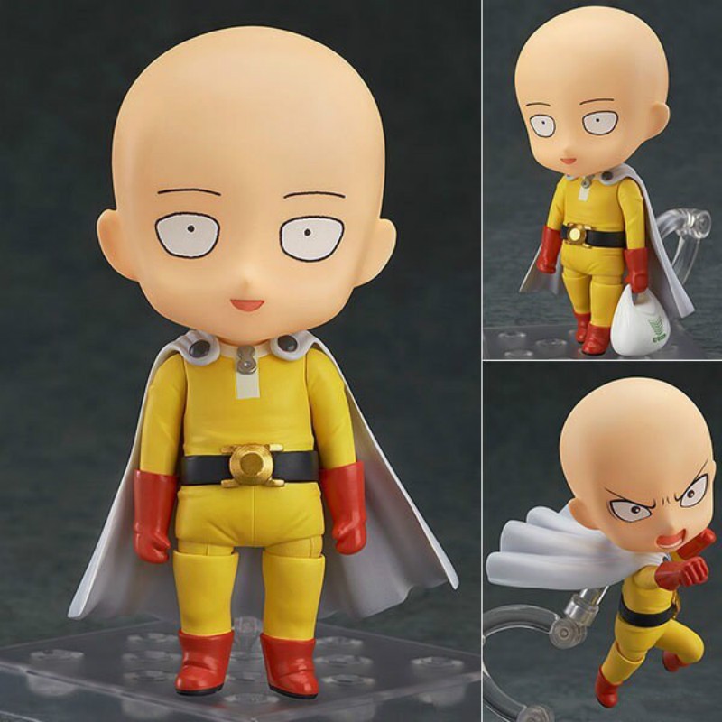 Mô hình hãng thứ 3 - Saitama (Action Figure - One Punch Man) cao 10cm -  theo mẫu GoodSmile 575