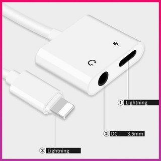 Jack chuyển đổi 2 trong 1 IPHONE, Jack chuyển đổi 2 cổng lighting, cáp chia cổng 2 iphone, cáp iphone Educase86
