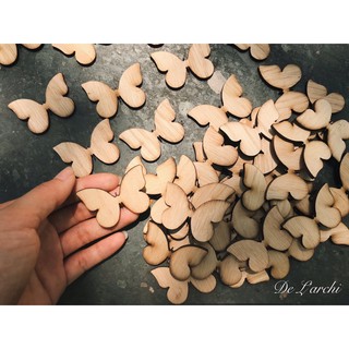 Combo 10 bướm gỗ decor
