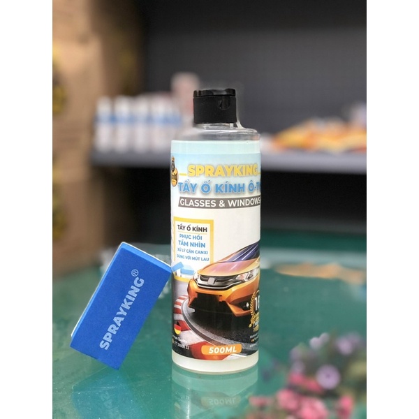Tẩy Ố Kính ÔTô Sprayking Glass & Windows 500ml