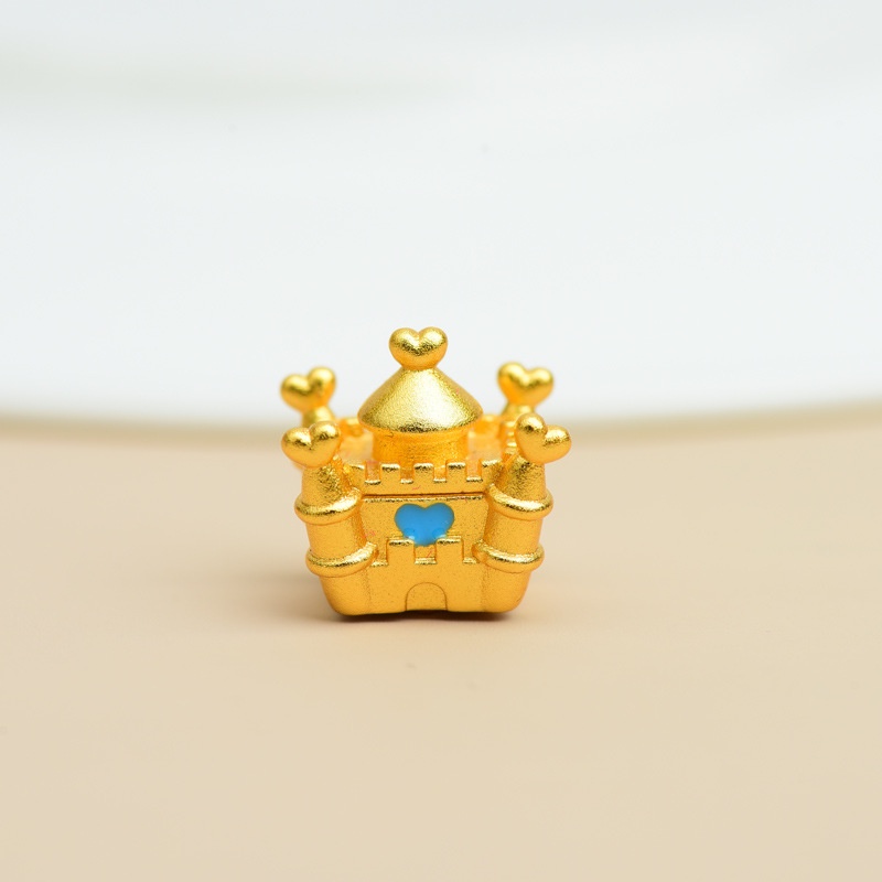 Hạt Xỏ Vòng Tay Chuỗi Hạt Bằng Đồng Nguyên Chất Màu Vàng / Xanh Dương Chống Oxy Hóa Chống Trượt Màu Sắc Mạnh Mẽ