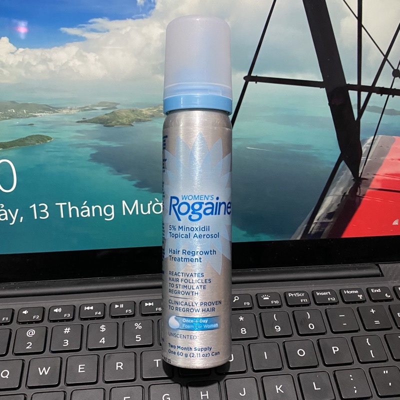 Foam mọc tóc nữ Rogaine 5% Minoxidil Topical Aerosol