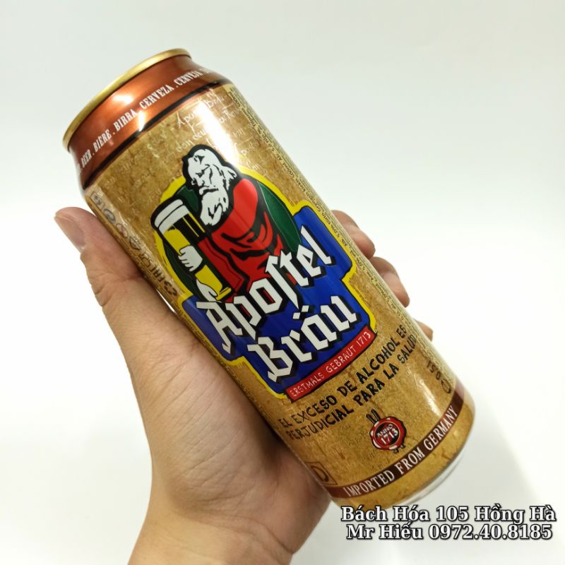 [Hỏa tốc] Bia Apoftel Brau 5% thùng 24 lon 500ml