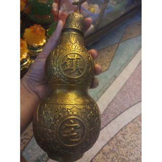 Hồ lô bát quái đồng cao 23cm