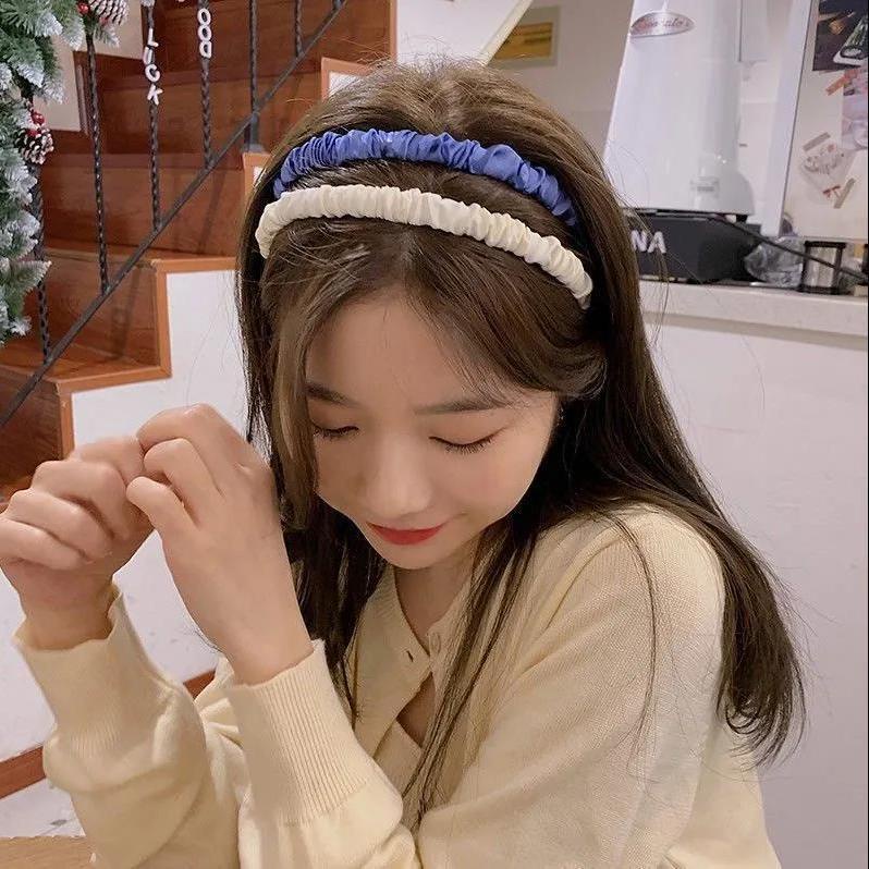 Băng Đô Vải Chống Trượt Thiết Kế Ngọt Ngào Thanh Lịch Phong Cách Hàn Quốc