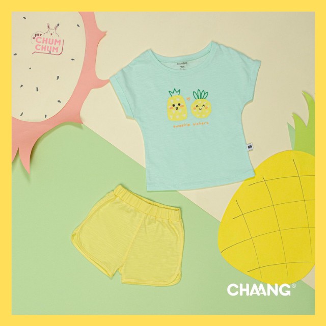 Set Bộ Cộc Cotton Cho Bé Dứa Sweetie Chaang Babychumchum