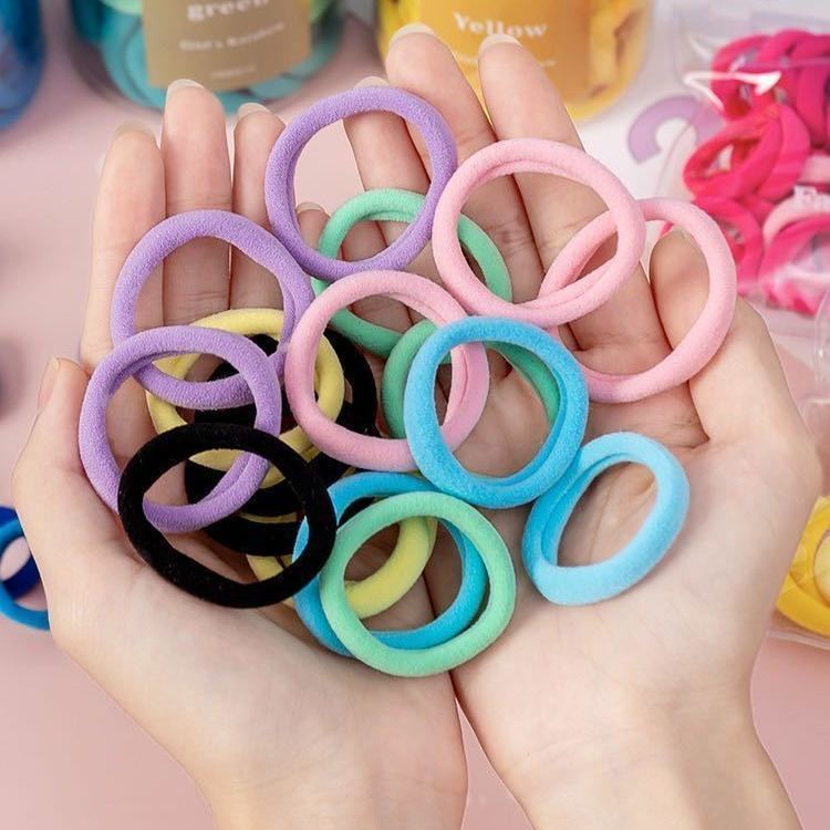 Dây buộc tóc co giãn nhiều màu sắc dành cho nữ