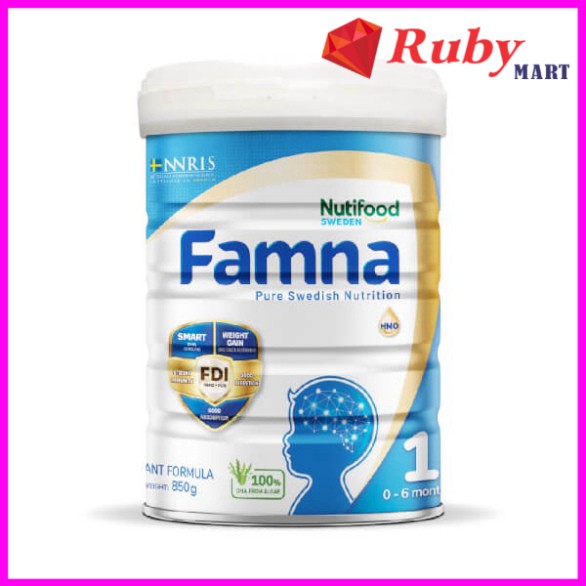 [ HÀNG MỚI VỀ ] Sữa bột Famna step 1 lon 400g đề kháng khoẻ, tiêu hoá tốt, bé cao lớn và thông minh - Hàng chín