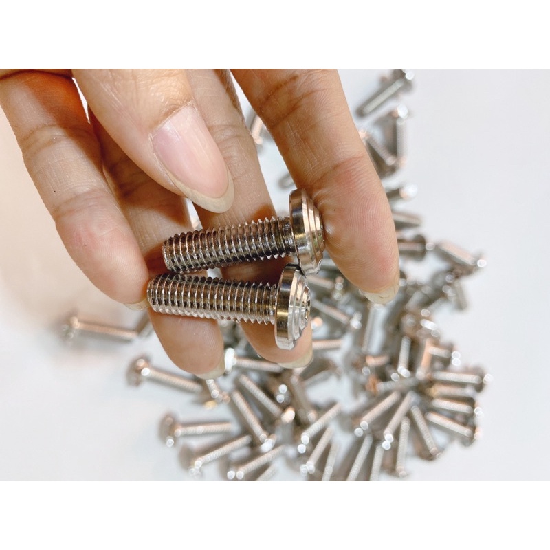 Ốc đĩa trước 8li25 Salaya inox 304 không gỉ, gắn thông dụng xe Honda & Yamaha