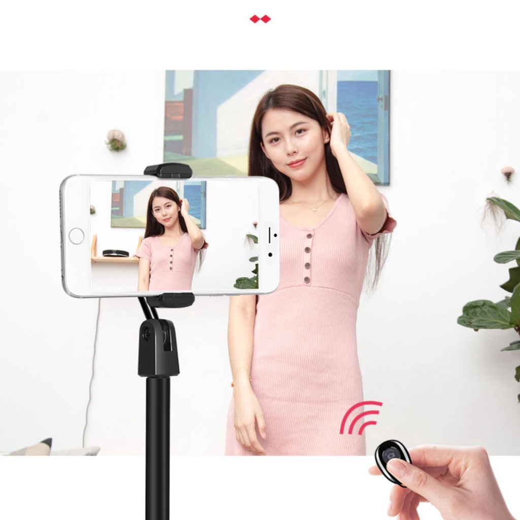 Giá đỡ điện thoại để bàn bằng nhựa livestream dạy học online Xoay 360 Độ Chuyên Ghi Hình Đa Năng