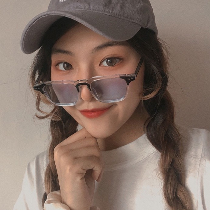 Kính mát gọng hình chữ nhật chống tia UV400 thời trang sành điệu