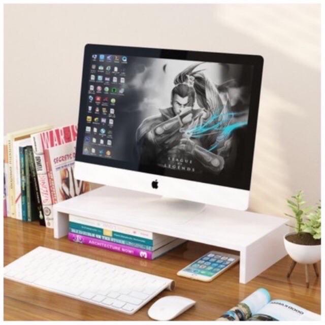 Kệ GỖ để MÀN HÌNH máy tính LAPTOP.ĐỂ sách ĐỒ DÙNG VĂN PHÒNG ĐA NĂNG TIỆN ÍCH  hàng xuất khẩu