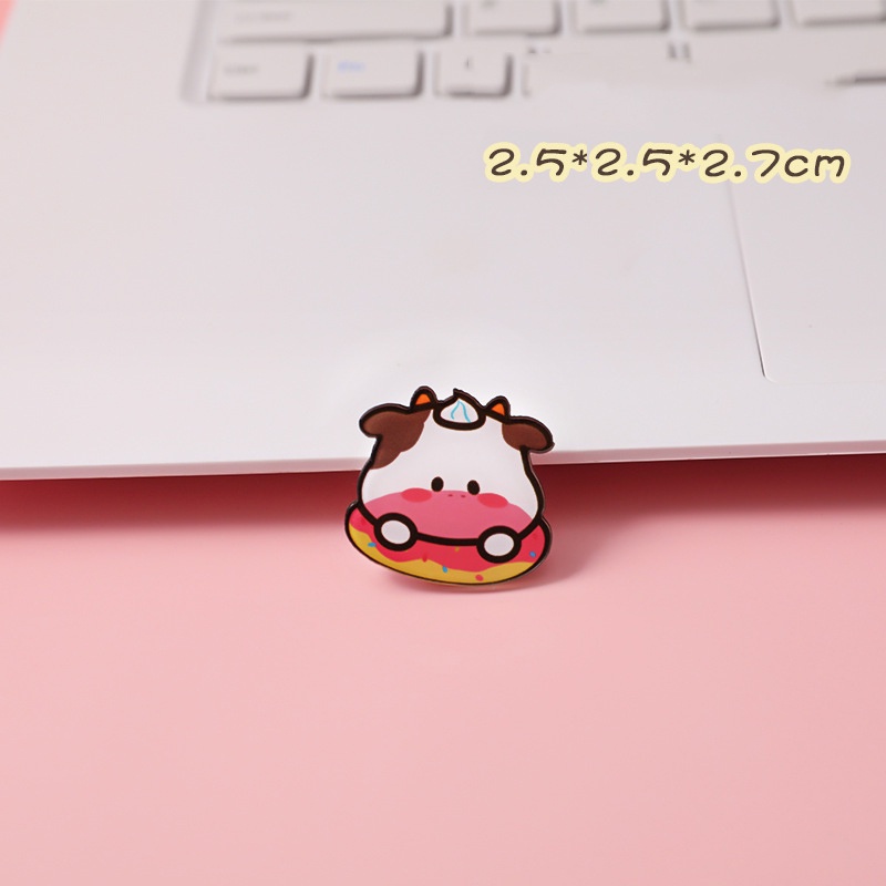 Pin cài áo cute sticker phụ kiện trang trí áo balo túi vải LAVAMO ST700