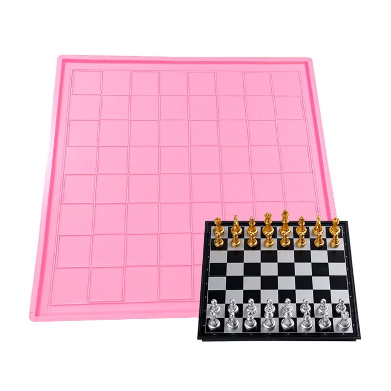 Khuôn Silicone Làm Đồ Thủ Công Hình Quân Cờ Vua Độc Đáo