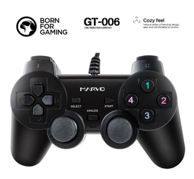 Tay cầm chơi game máy tính Marvo GT006