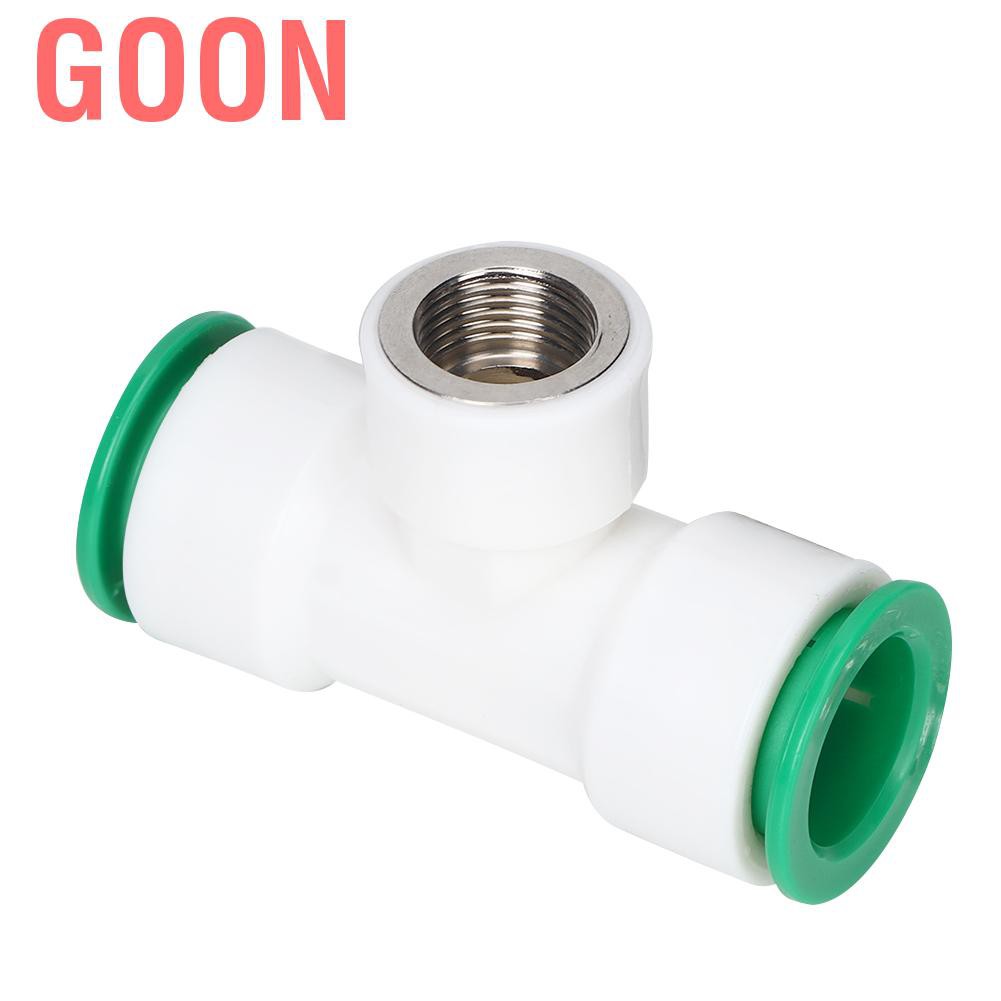 Goon Đầu Nối Ống Nước Bằng Nhựa Ppr Màu Trắng Hai Đầu 25mm Sang G1 / 2in