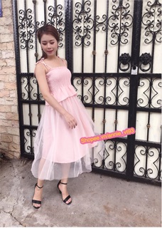 CÓ CLIP HÌNH THẬT set váy dây tutu