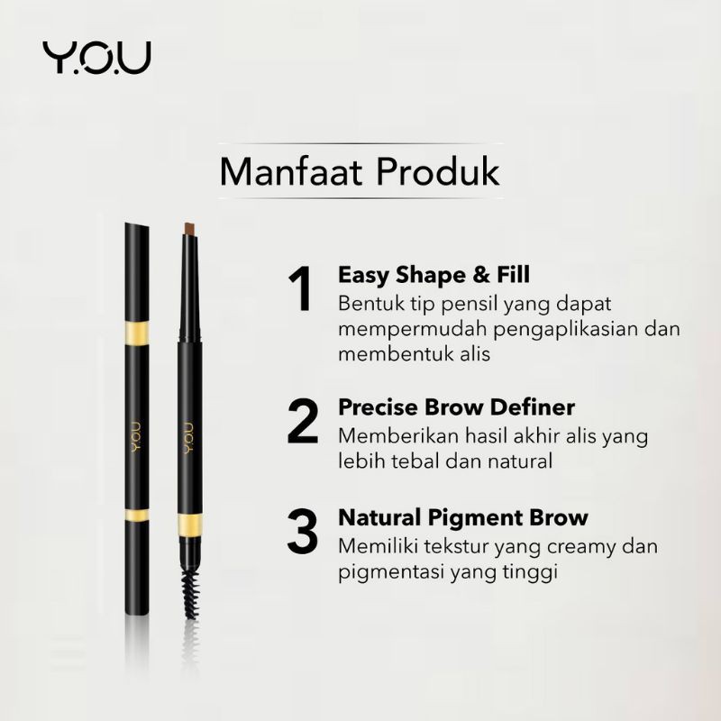 (hàng Mới Về) Chì Kẻ Mày Thiết Kế Hai Đầu Tiện Dụng | BigBuy360 - bigbuy360.vn