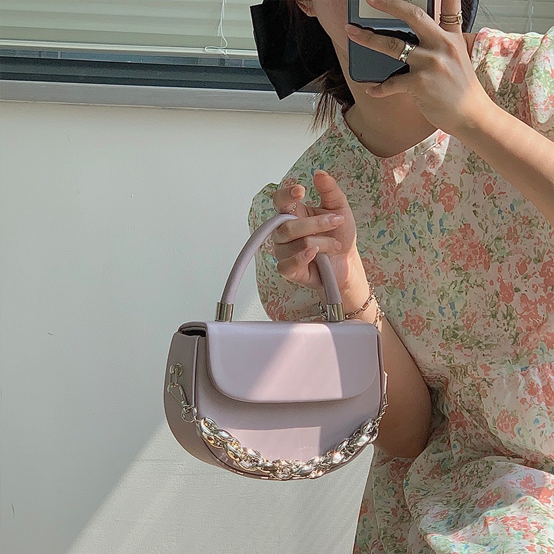 Túi đeo chéo YADOU da bóng dạng yên ngựa thời trang tùy chọn màu sắc dành cho nữ