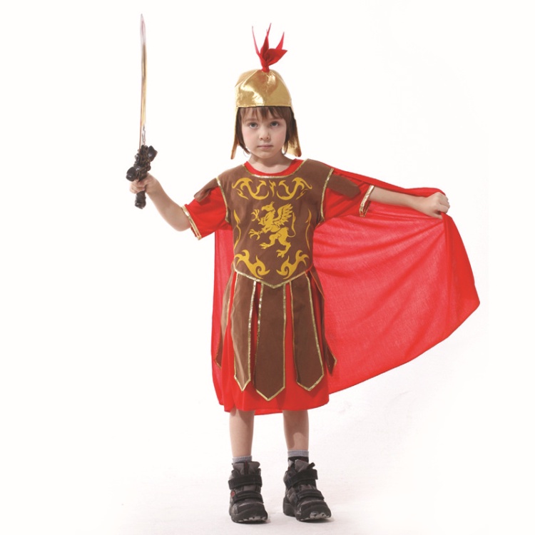Trang Phục Chiến Binh Hy Lạp Cổ Đại Cho Bé Trai Dịp Halloween