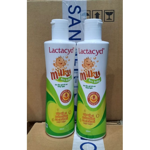 Sữa tắm Lactacyd Milky- BB 250ml- 500ml tặng kèm chai 60ml