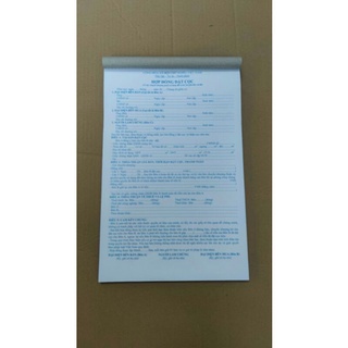 Hợp đồng đặt cọc nhà đất 3 liên