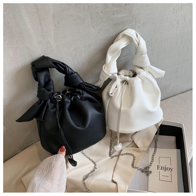 Túi Đeo Vai JASMIN NOIR Kiểu Xô Bằng Da PU Sang Trọng Cho Nữ