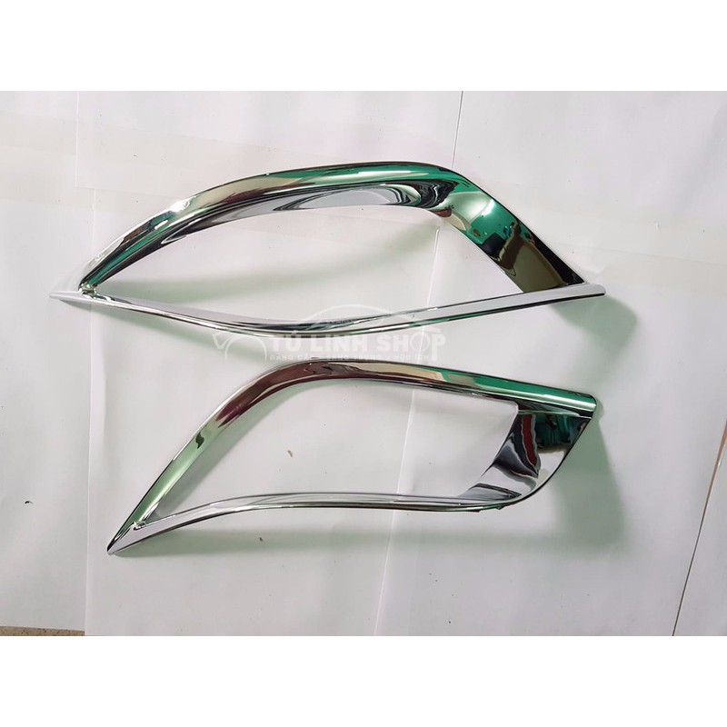 Ốp đèn gầm sau Vios 2014-2017 mạ crom 2 chi tiết
