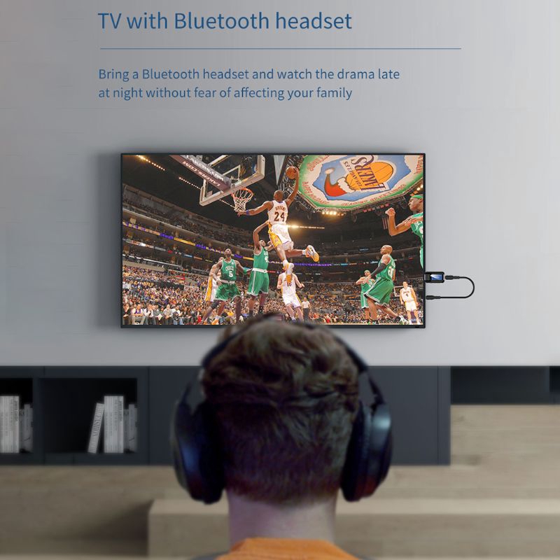 Bộ Thu Phát Tín Hiệu Bluetooth 5.0 Với Màn Hình Lcd 3.5mm Cho Tv Xe Hơi | BigBuy360 - bigbuy360.vn