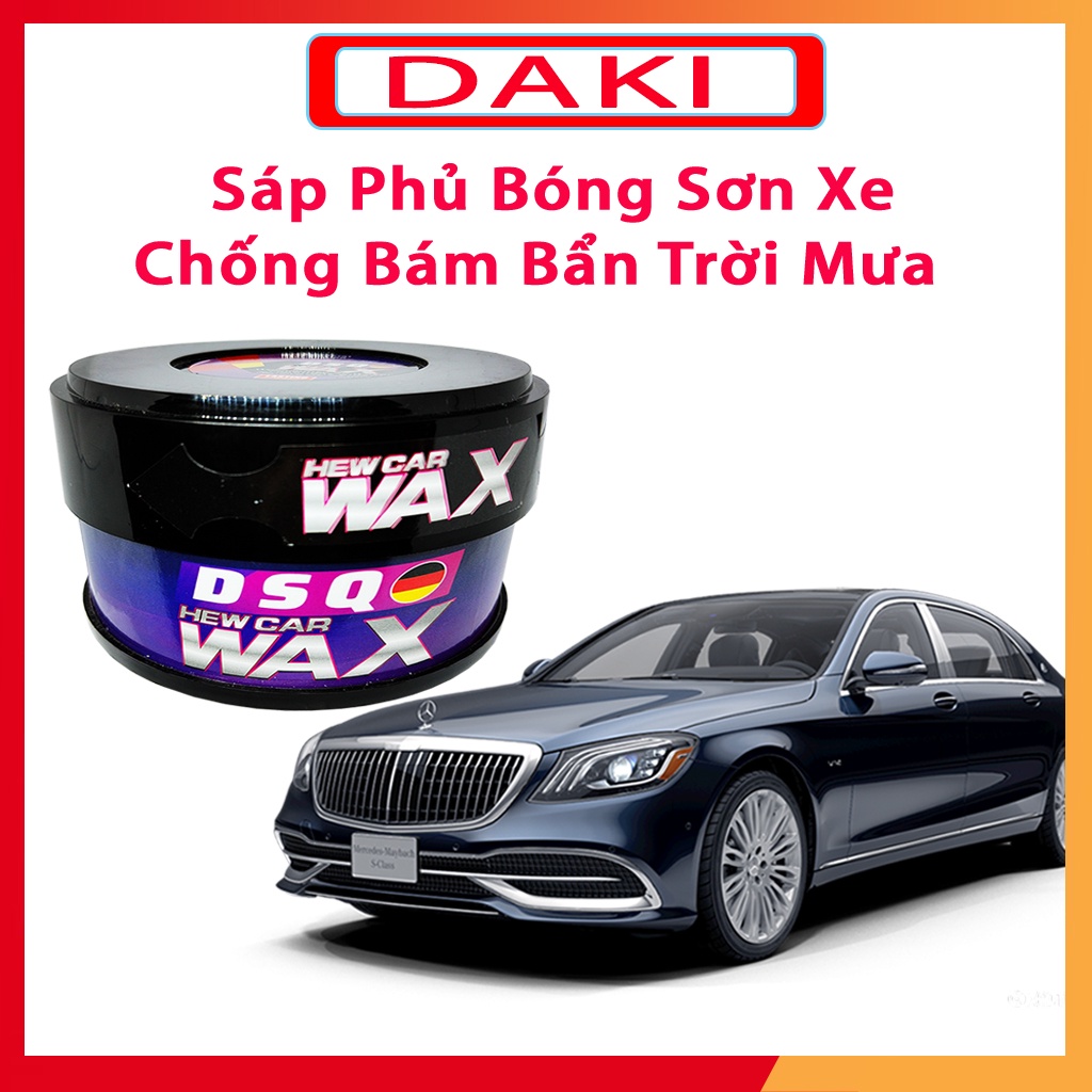 Sáp Phủ Bóng Sơn Xe Ô tô - Đánh Bóng Sơn Xe Chống Nước Bẩn, Hạn Chế Bụi Bẩn, Làm Mới Sơn Xe Hơi DAKI