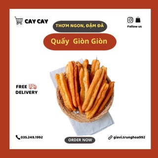 Quẩy sấy giòn rụm ăn phở, handmade set 30 chiếc