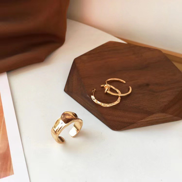 Bộ Ba Nhẫn Kim Loại Thời Trang Cá Tính