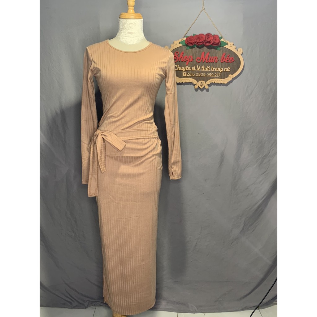 [MẪU MỚI] Đầm Body Xẻ Tà Khoét Lưng Chất Thun Gân Thích Hợp Mặc Đi Tiệc Đi Làm Đi Chơi Phù Hợp Với Mọi Phong Cách | BigBuy360 - bigbuy360.vn