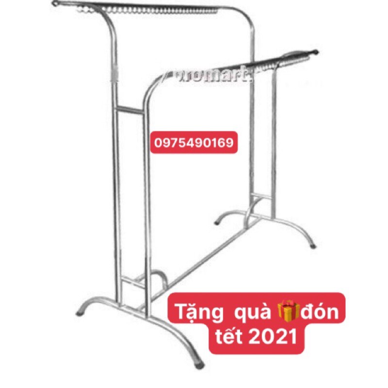 [Tặng quà ] Sào phơi, giàn phơi quần áo , giá phơi quần áođôi 24 và 40 khuyên inox 201 hàng đẹp