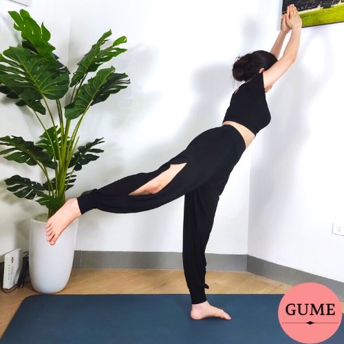 Bộ Tập Yoga Alibaba ,Tập Zumba Múa Bụng Ống Xẻ Chất Cotton Lạnh - Mẫu Độc Quyền GUME