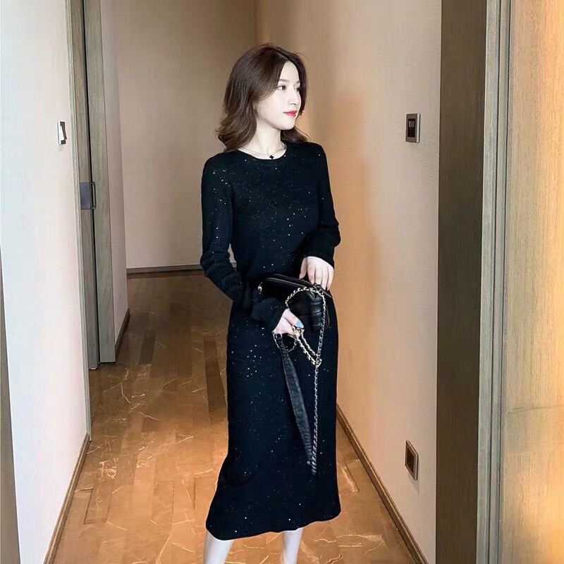 Váy body nhũ kim tuyến