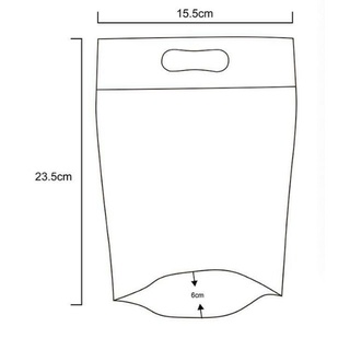 Set 10 túi đựng kẹo, cookie có zip