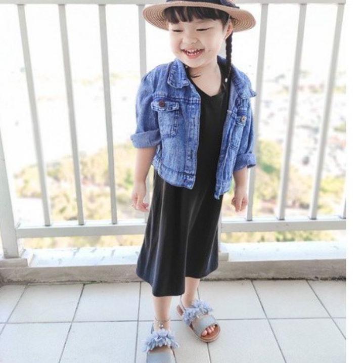Áo Khoác Jean Cho Bé Từ 1-5 Tháng Tuổi