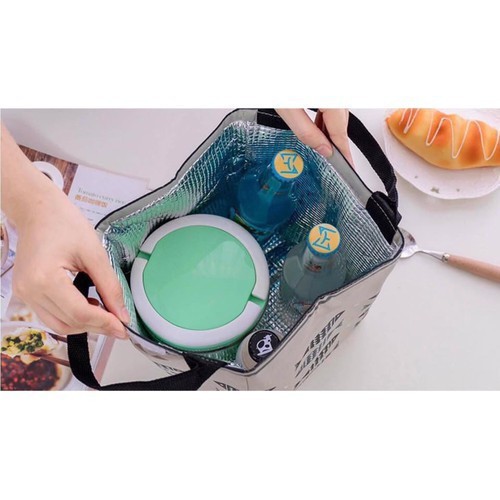 Túi Đựng Hộp Cơm Giữ Nhiệt Cao Cấp Hình Cá MÃ 0D