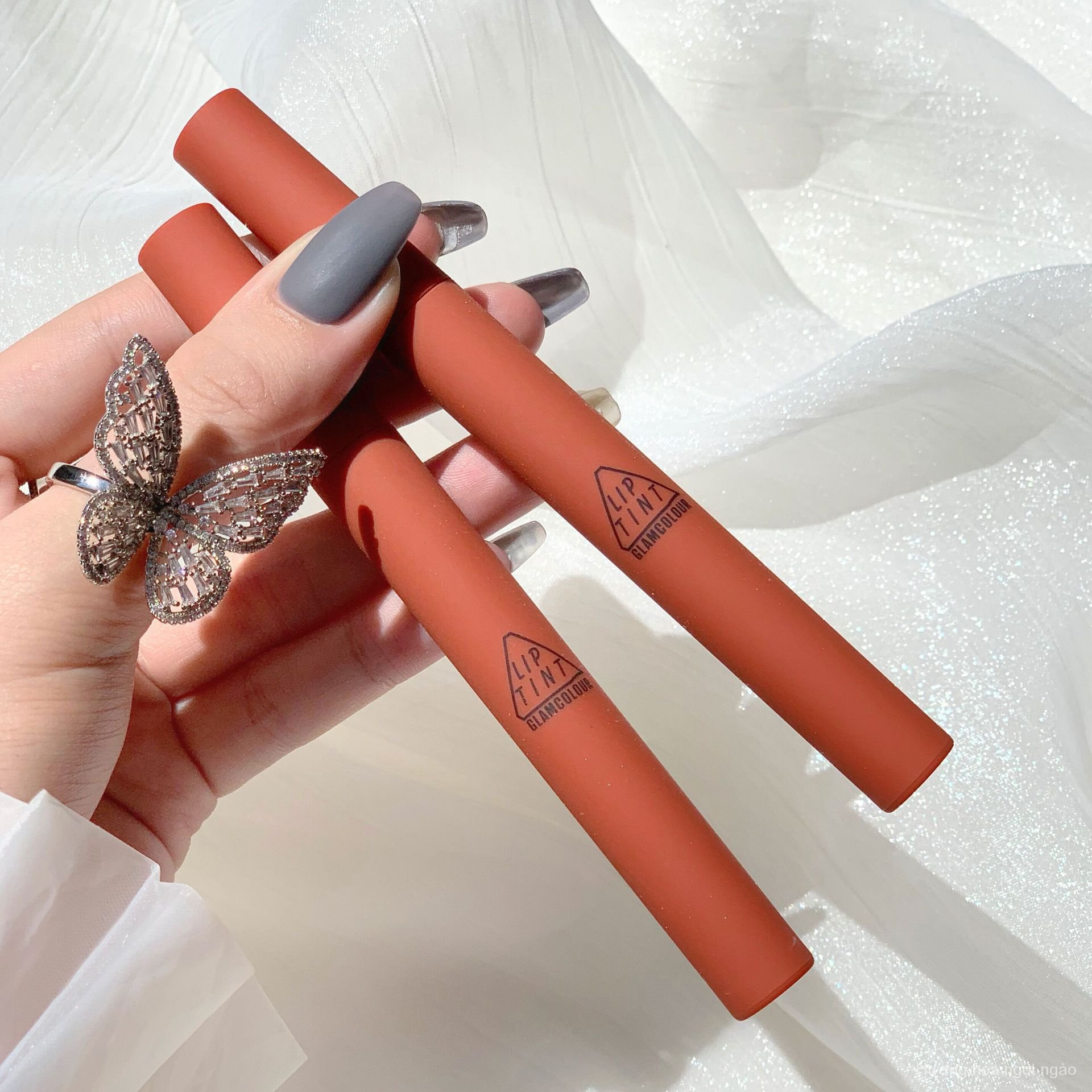 GlamColour Son kem lì Velvet matte air lip glaze, son tiktok 7 màu son bóng. | BigBuy360 - bigbuy360.vn