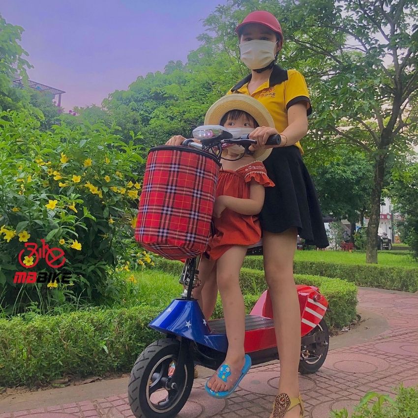 Xe Điện Mini E-Scooter 10inch Phiên Bản 2021 - Xe Đạp Điện Thông Minh Gấp Gọn- Động Cơ Không Chổi Than - Bảo Hành 1 Năm