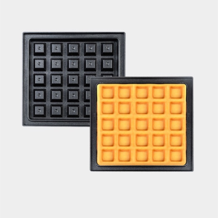 Khuôn lẻ máy Torsom làm bánh tàn ong vuông, khuôn waffle loại 1