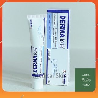 Kem giảm mụn trứng cá, ngừa thâm, mờ sẹo, dưỡng da derma forte gel - 15g