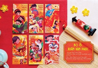 BAO LÌ XÌ VIỆT ĐỘC QUYỀN GIẤY KRAFT