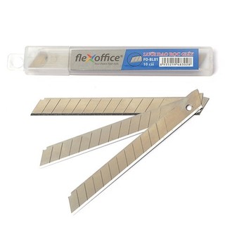 Lưỡi dao rọc giấy FO-BL01 9mm (10 lưỡi dao/hộp nhỏ)