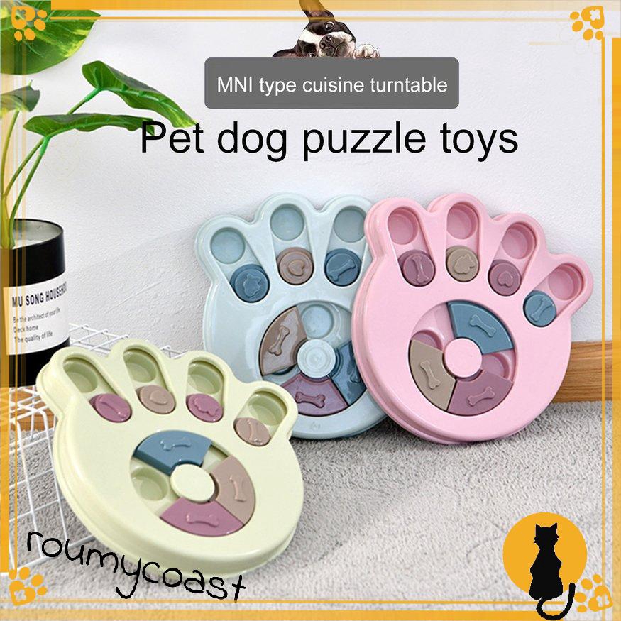 Poodle Dog Turntable Eating Puzzle Anti-cricket Food Bowl Pet Toy Slow Food  Anti-eating Slow Dog Bowl Pet Toy