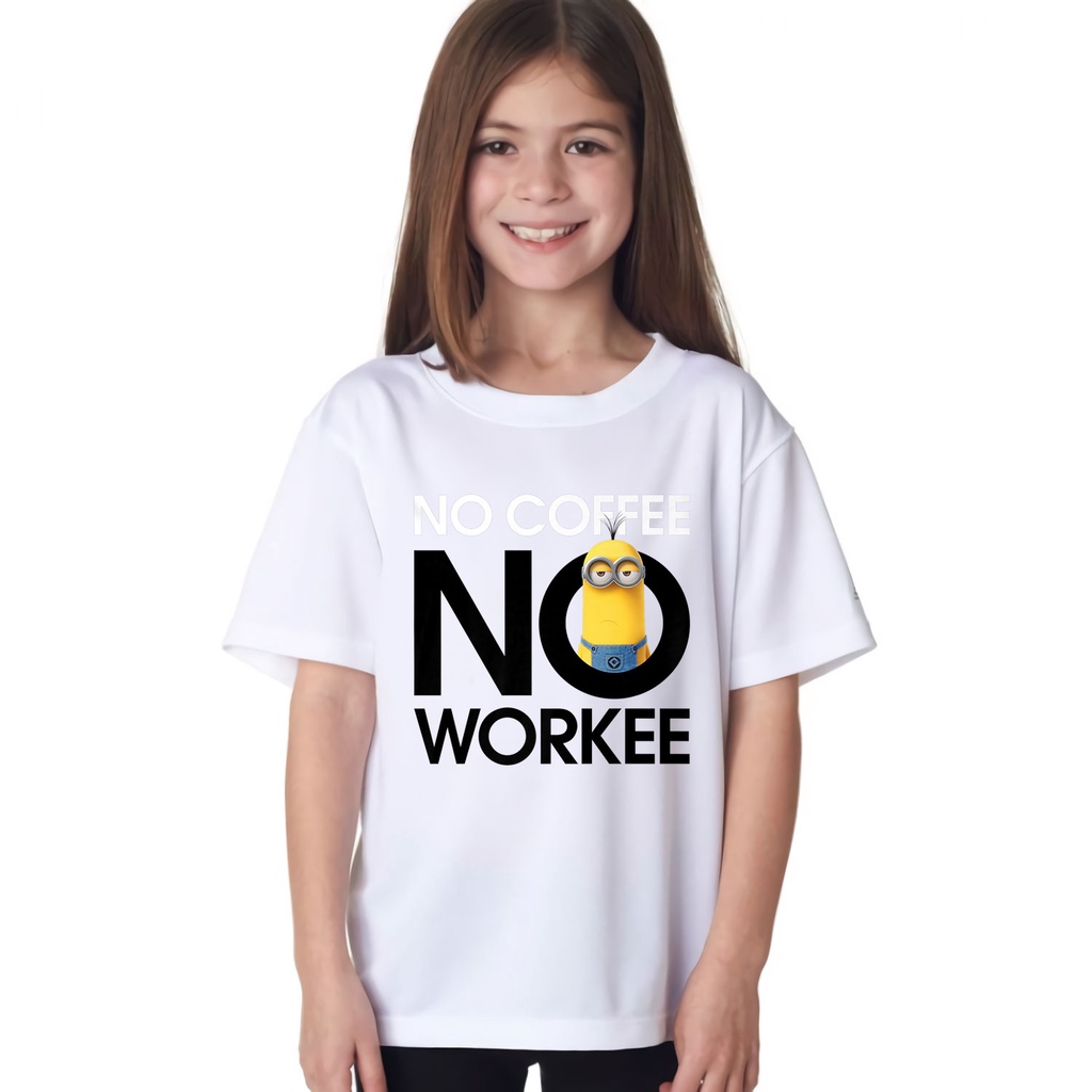 ÁO PHÔNG BÉ GÁI MINION NGỘ NGHĨNH IN HÌNH HOẠT HÌNH ĐÁNG YÊU GIÁ SIÊU RẺ CÓ ĐỦ SIZE - 556