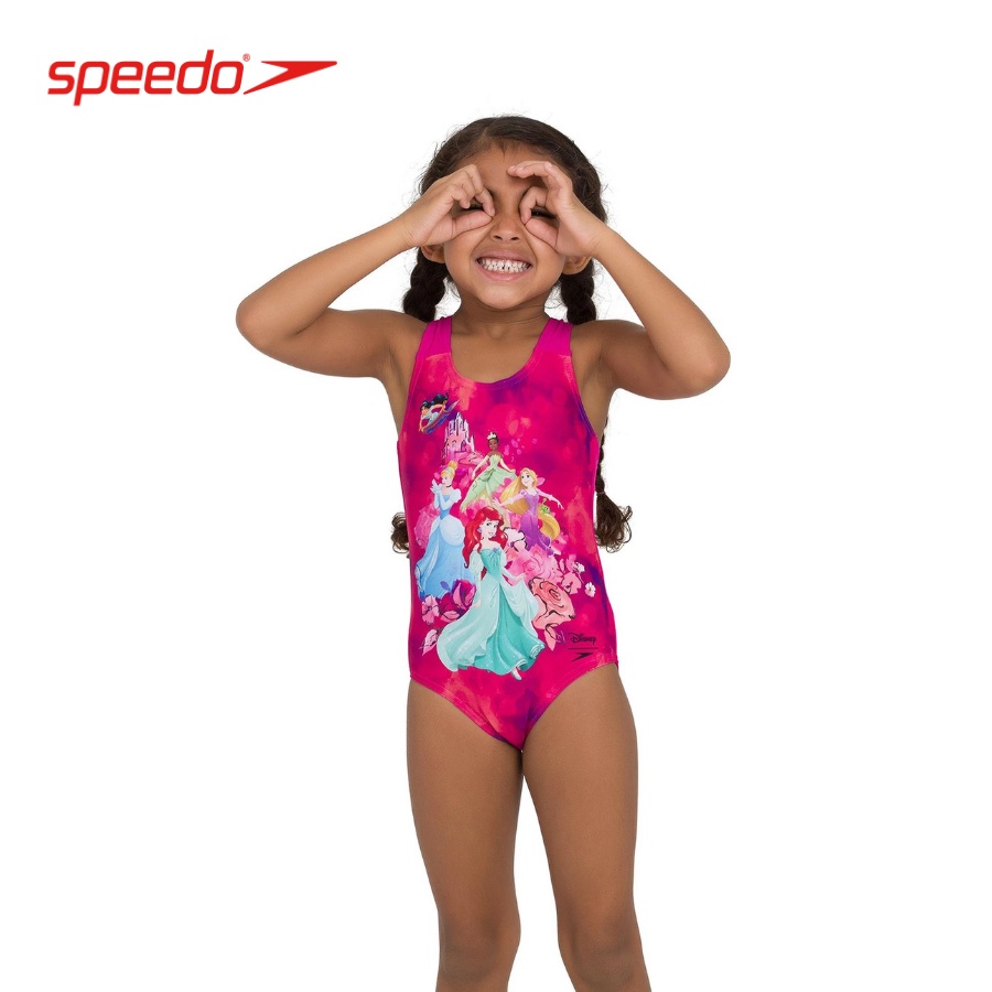 Đồ bơi một mảnh bé gái Speedo Disney Princess Digital Placement - 8-07970F369